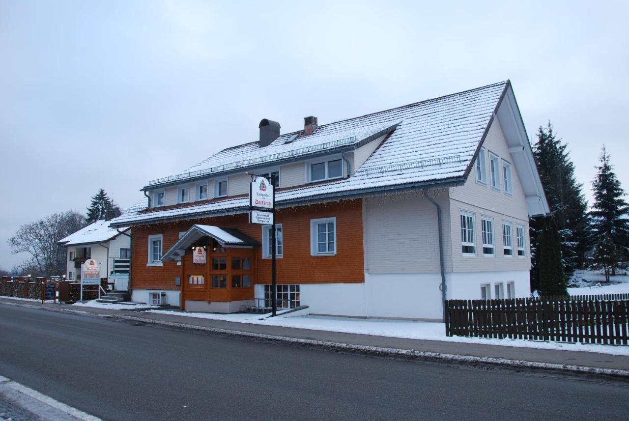 Hotel Landgasthof Zum Dorfkrug Häusern Exteriér fotografie